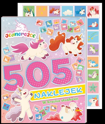 W krainie słodkości. Moje Jednorożce. 505 naklejek