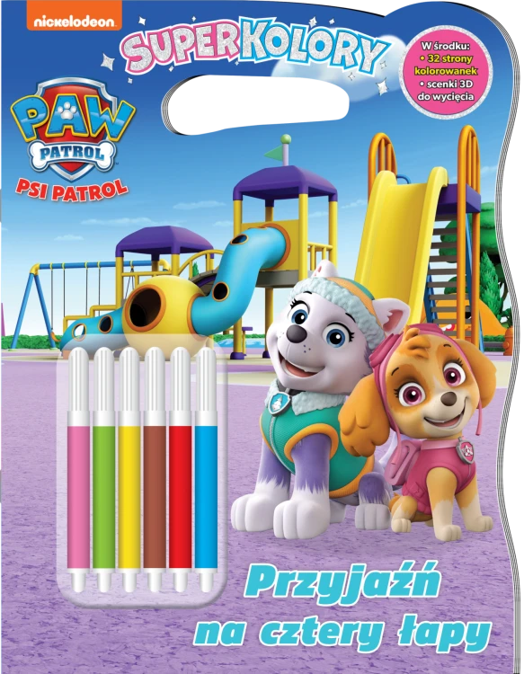 Przyjaźń na 4 łapy. Psi Patrol. Superkolory