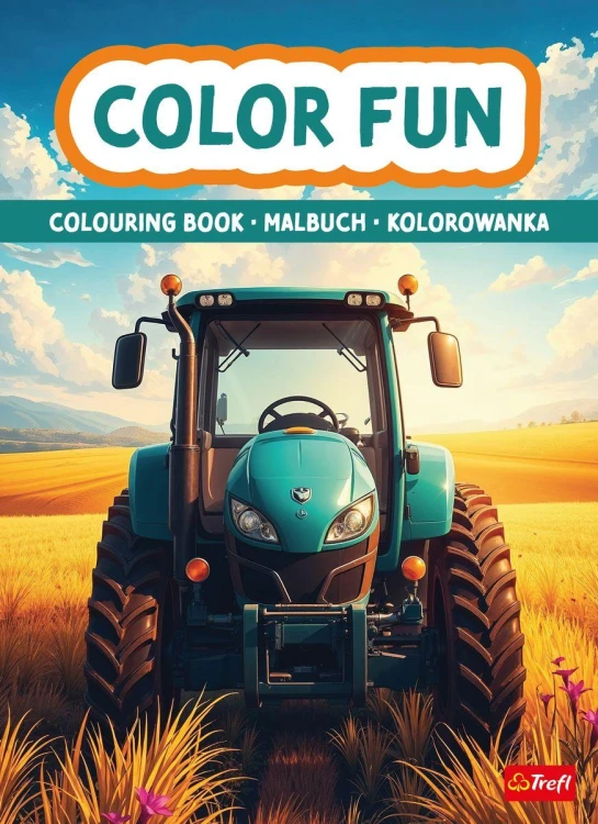 Maszyny rolnicze. Kolorowanka. Malbuch....