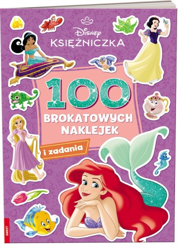 Disney Księżniczka 100 brokatowych naklejek...