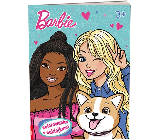 Mattel Barbie Kolorowanka z naklejkami NA-1112