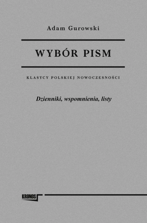 Wybór pism Adam Gurowski Tom 3 Dzienniki,...