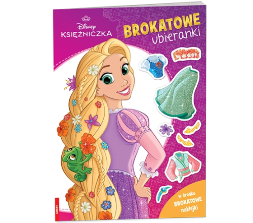 Księżniczka Brokatowe ubieranki SDLB-9107
