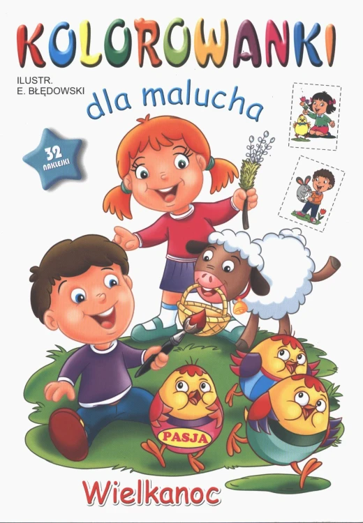 Wielkanoc. Kolorowanki dla malucha
