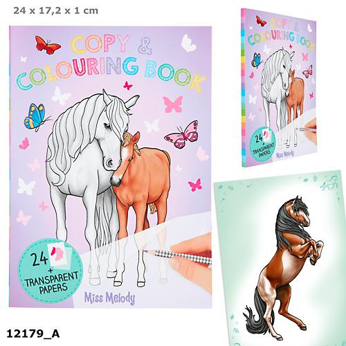 Kolorowanka kopiowanka Miss Melody 12179A