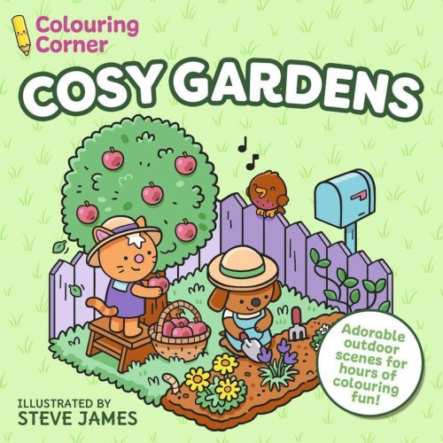 Colouring Corner: Cosy Gardens, Sidney Perkowitz