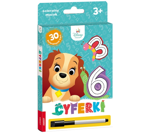 Disney Maluch Cyferki Karty 3+ MMK-9202