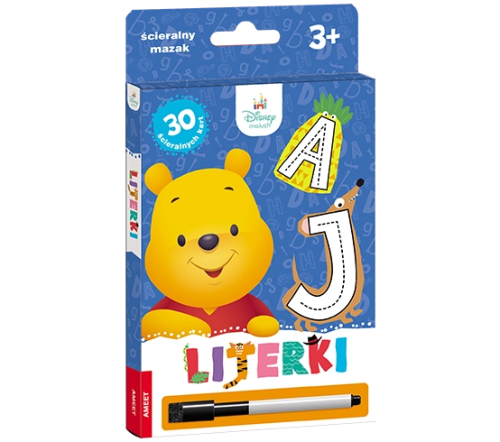 Disney Maluch Literki Karty 3+ MMK-9201
