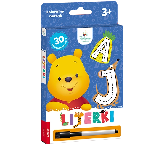 Disney Maluch Literki Karty 3+ MMK-9201