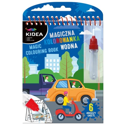 Magiczna wielorazowa kolorowanka wodna Kidea...