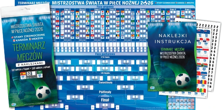 Terminarz meczów z naklejkami Mistrzostwa...
