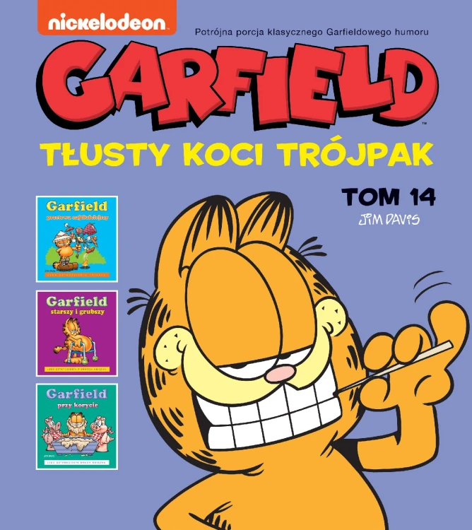 Garfield. Tłusty koci trójpak. Tom 14, Jim Davis