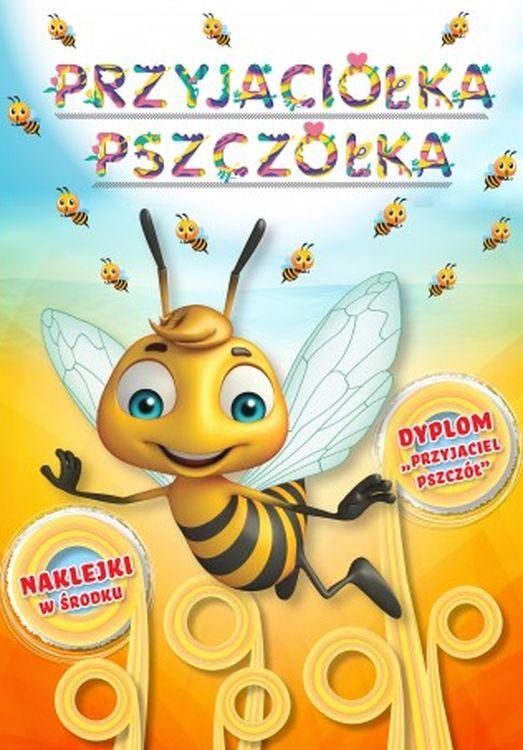 Przyjaciółka pszczółka. Kolorowanka z naklejkami