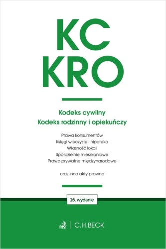 KC. KRO. Kodeks cywilny. Kodeks rodzinny i...