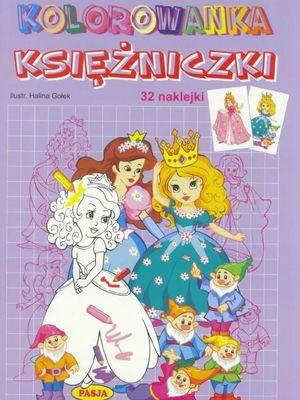 Księżniczki. Kolorowanka, Halina Gołek