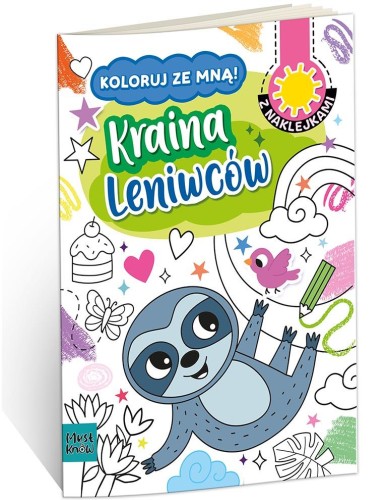 Kolorowanka A4 koloruj ze mną Kraina Leniwców