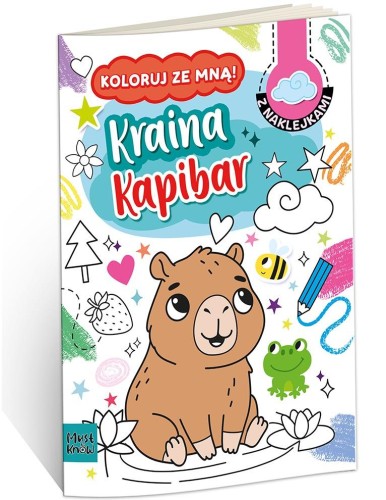 Kolorowanka A4 koloruj ze mną Kraina Kapibar
