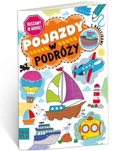 Kolorowanka A4 Ruszamy w drogę pojazdy w podróży