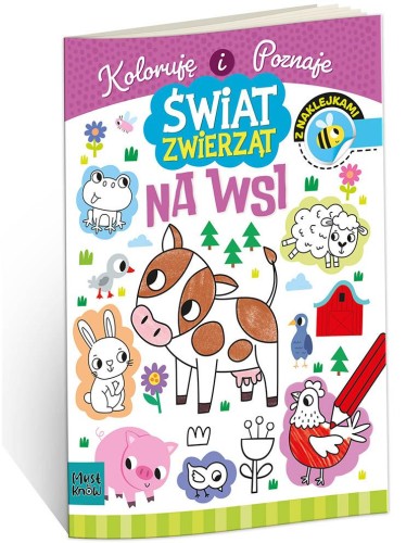 Kolorowanka A4 Świat Zwierząt na wsi