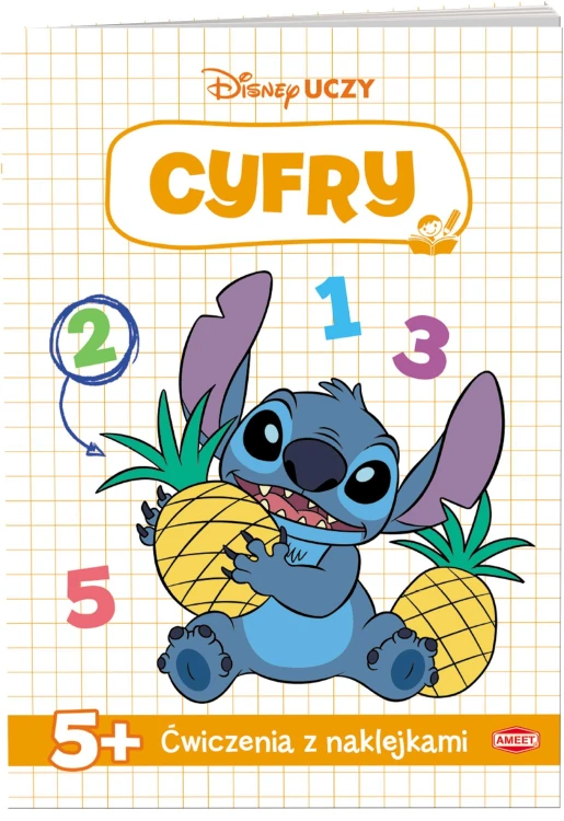 Disney uczy Stitch Ćwiczenia z naklejkami...