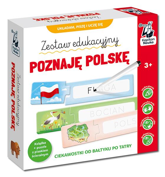 Zestaw edukacyjny. Poznaję Polskę. Książka +...