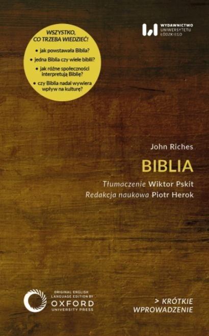 Biblia, John Riches