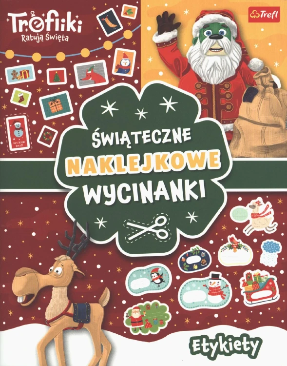 Etykiety. Trefliki ratują święta. Świąteczne...