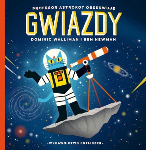 Profesor Astrokot obserwuje gwiazdy. Profesor...
