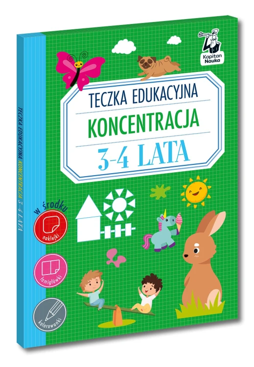 Teczka edukacyjna. Koncentracja. 3-4 lata....