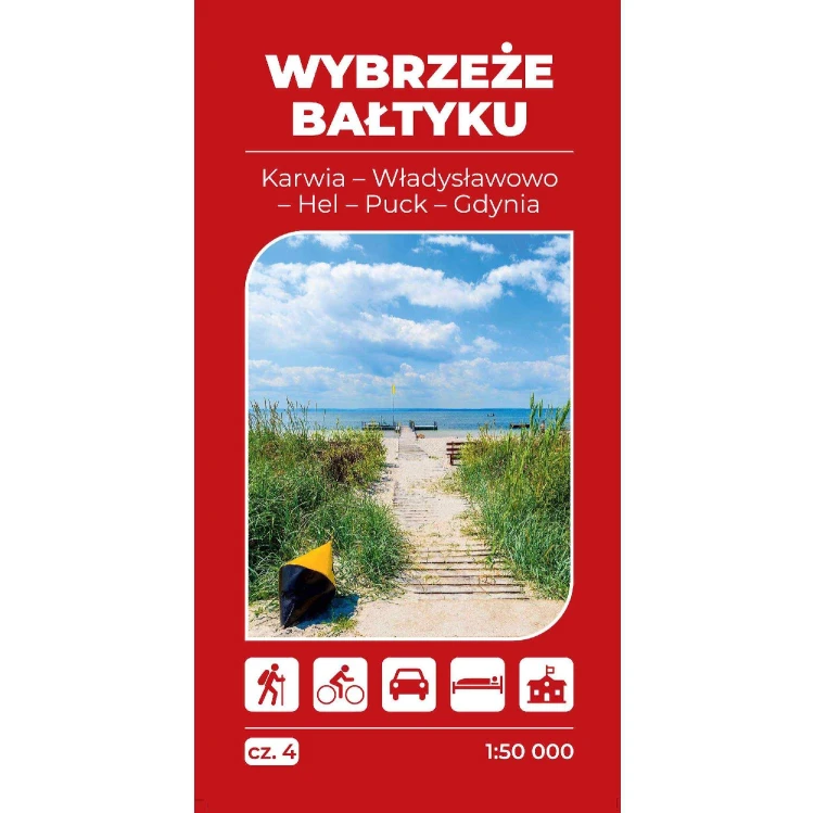 Mapa turystyczna Wybrzeże Bałtyku 4 Karwia...