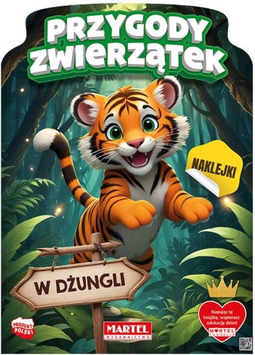 Przygody zwierzątek w dżungli. Kolorowanka z...