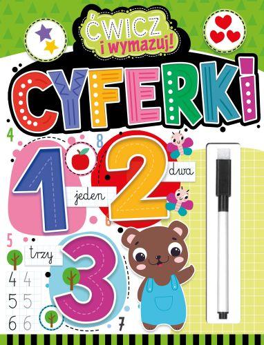 Cyferki. Ćwicz i wymazuj! (flamaster...