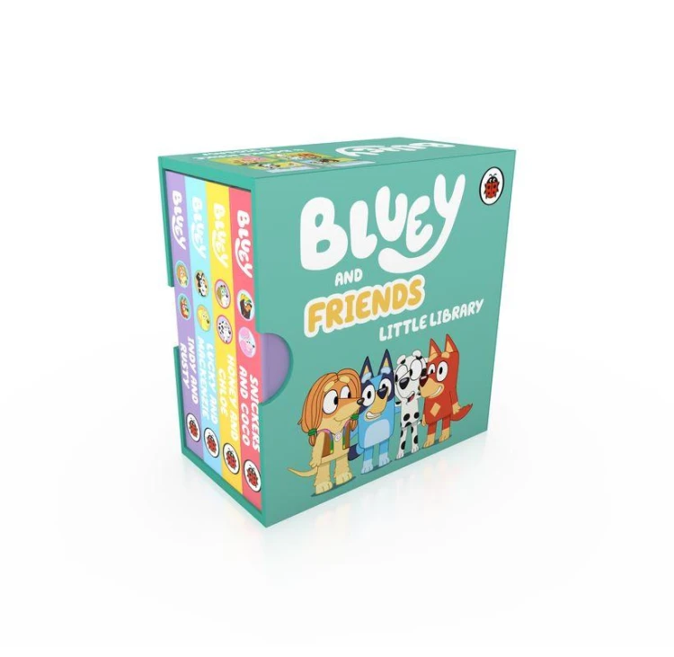 Pakirt Bluey Bluey and Friends Little Library...