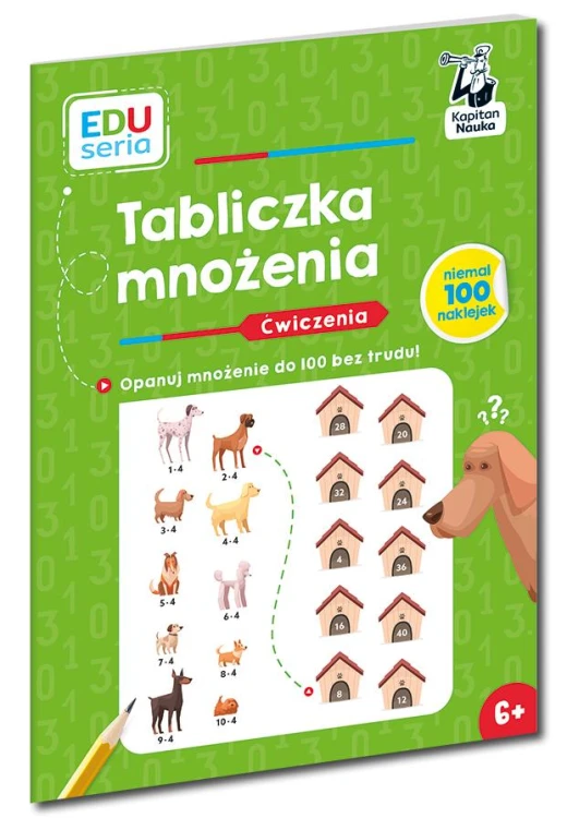 Tabliczka mnożenia. Ćwiczenia. Kapitan Nauka....